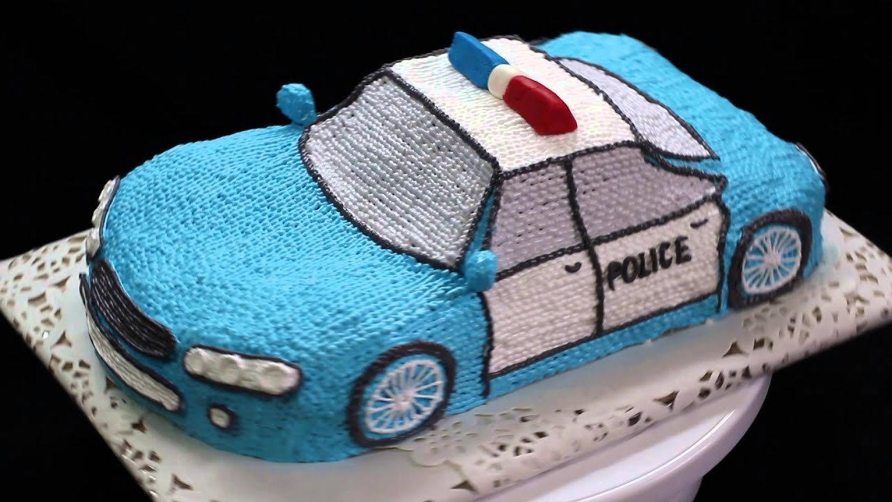 Торт В Виде Полицейской Машины
