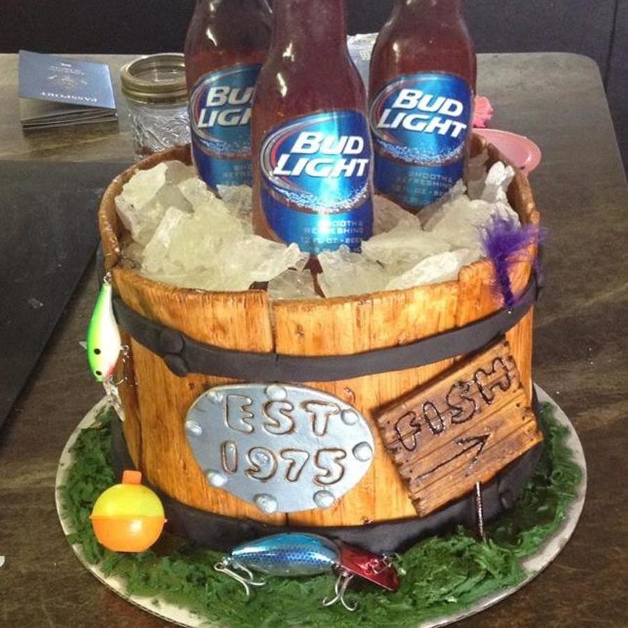 Торт пиво с днем рождения