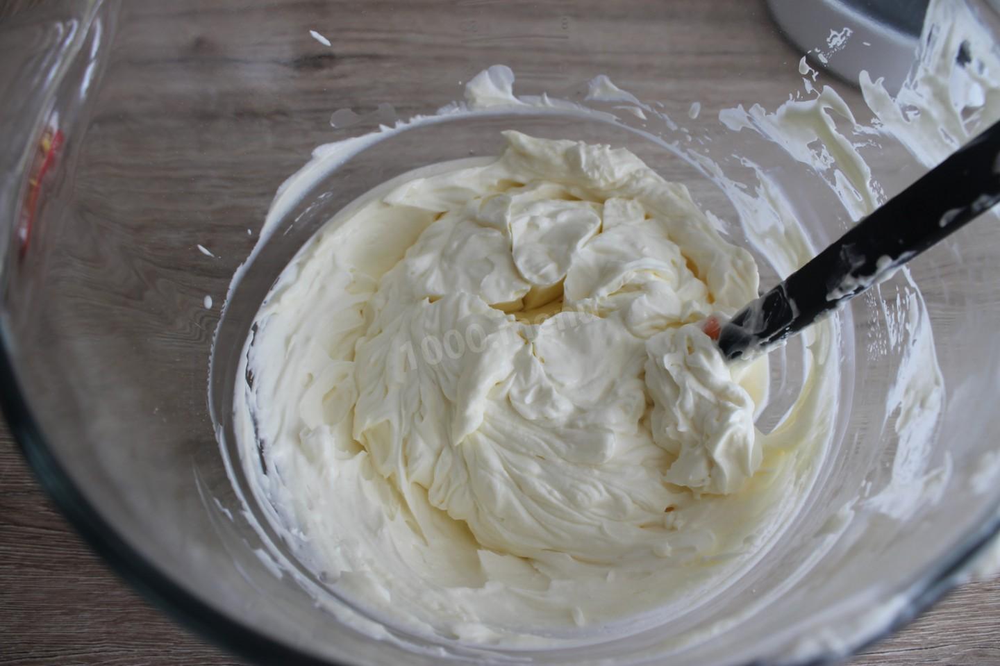 Сырный крем на сливках для торта