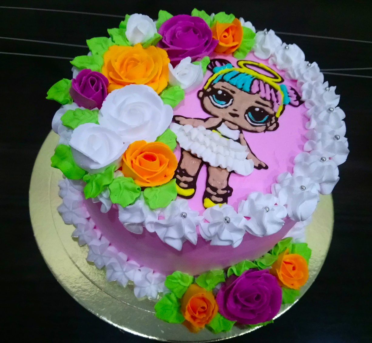 Торт для девочки 6 лет на день рождения фото кремовый