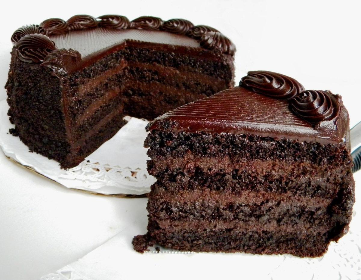 Торт из горького шоколада название