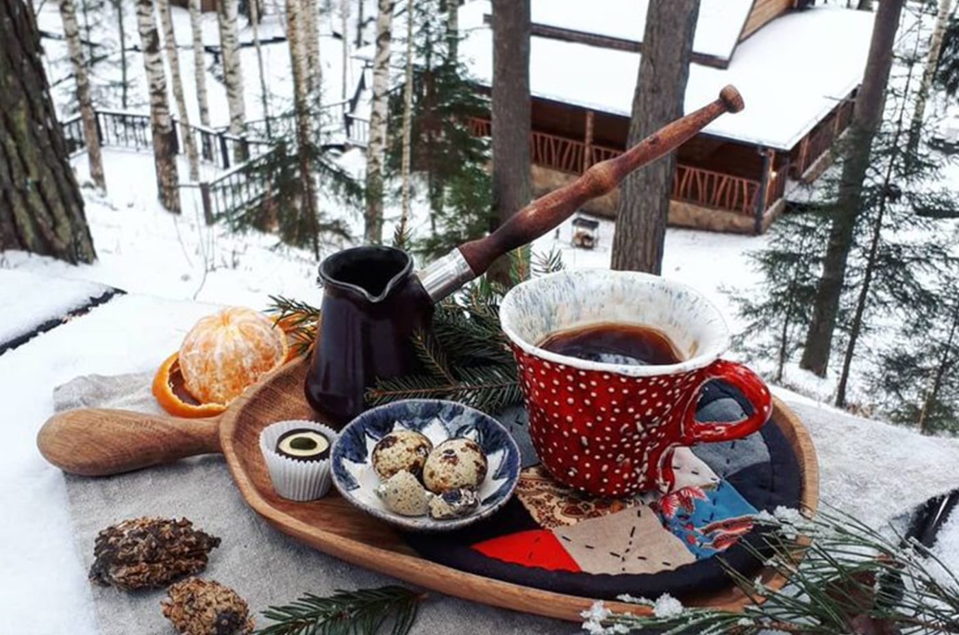 Фото завтрака зимой. Чай зимний. Уютное чаепитие. Зимнее чаепитие. Доброе утро зима кофе природа.
