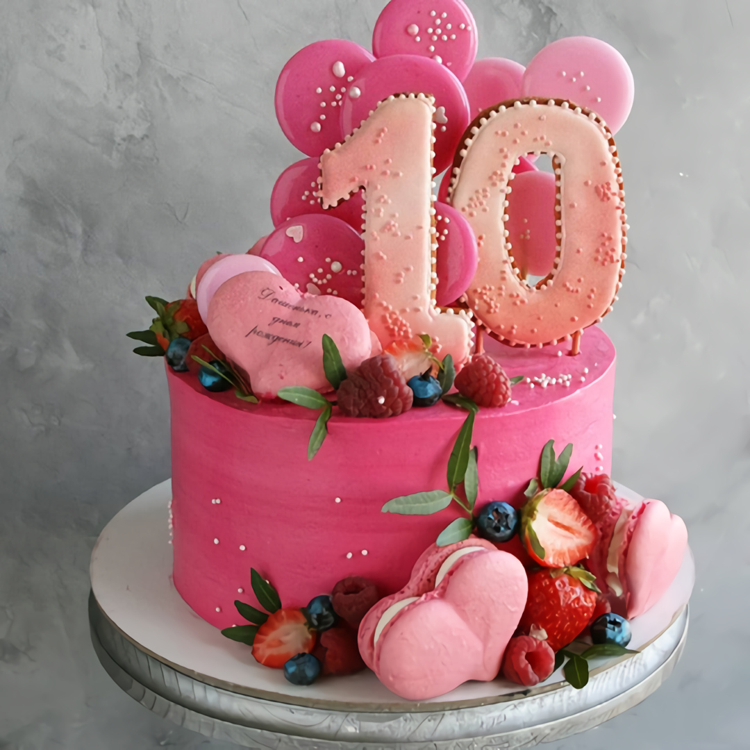 Фото торт для девочки на 10 лет фото