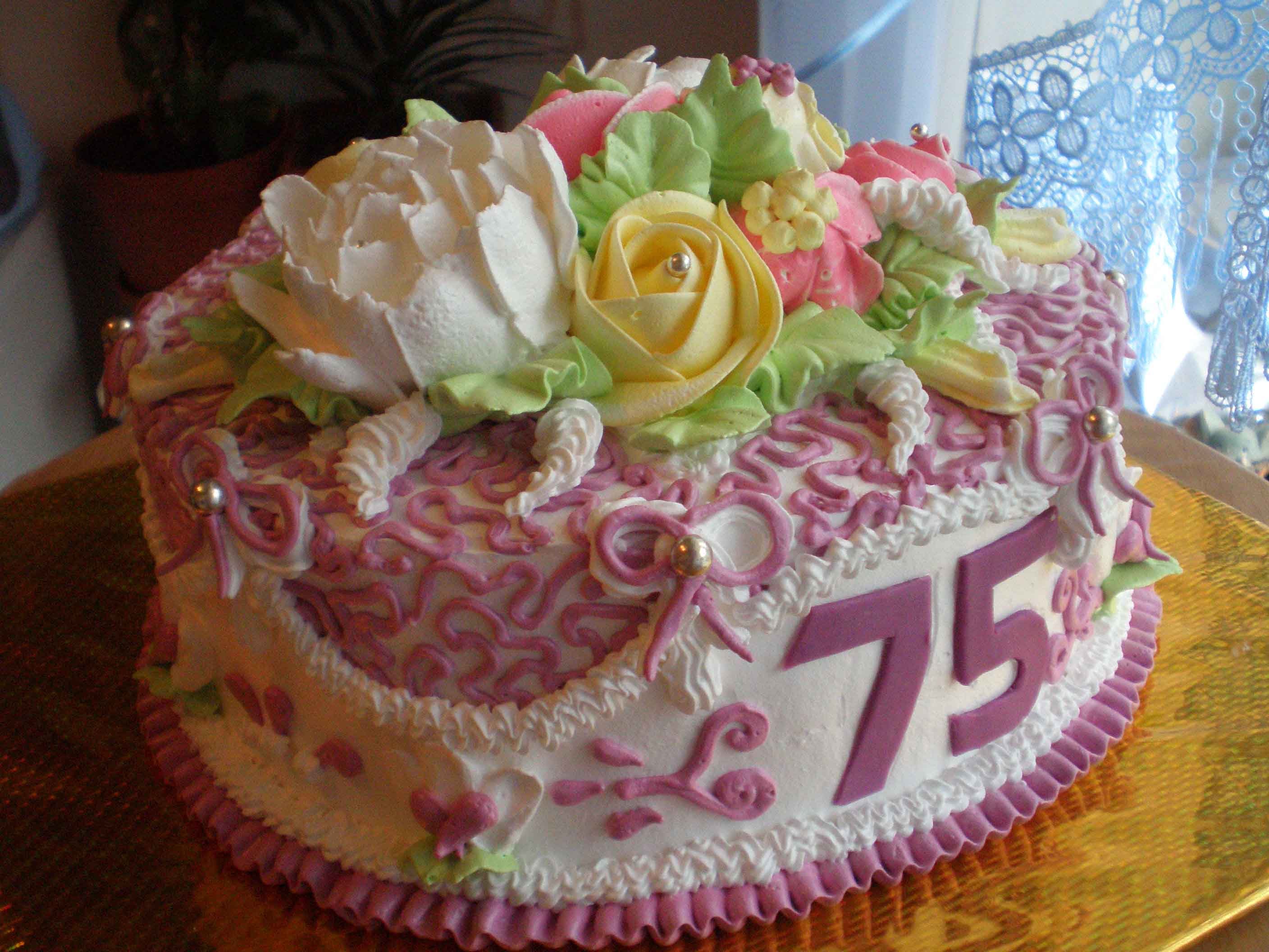 Торт для женщины 70 лет фото