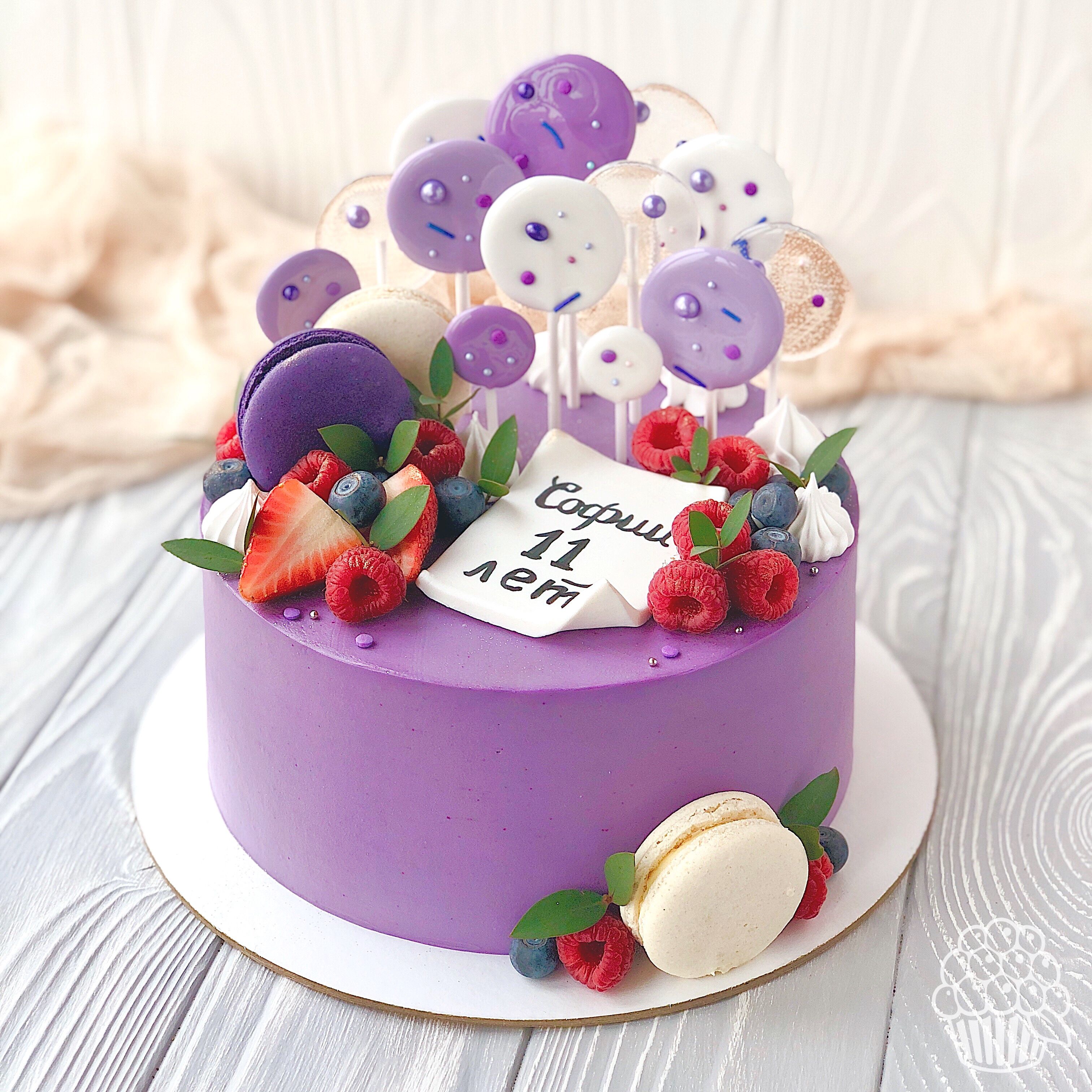 тортики на день рождения для девочек 7 лет