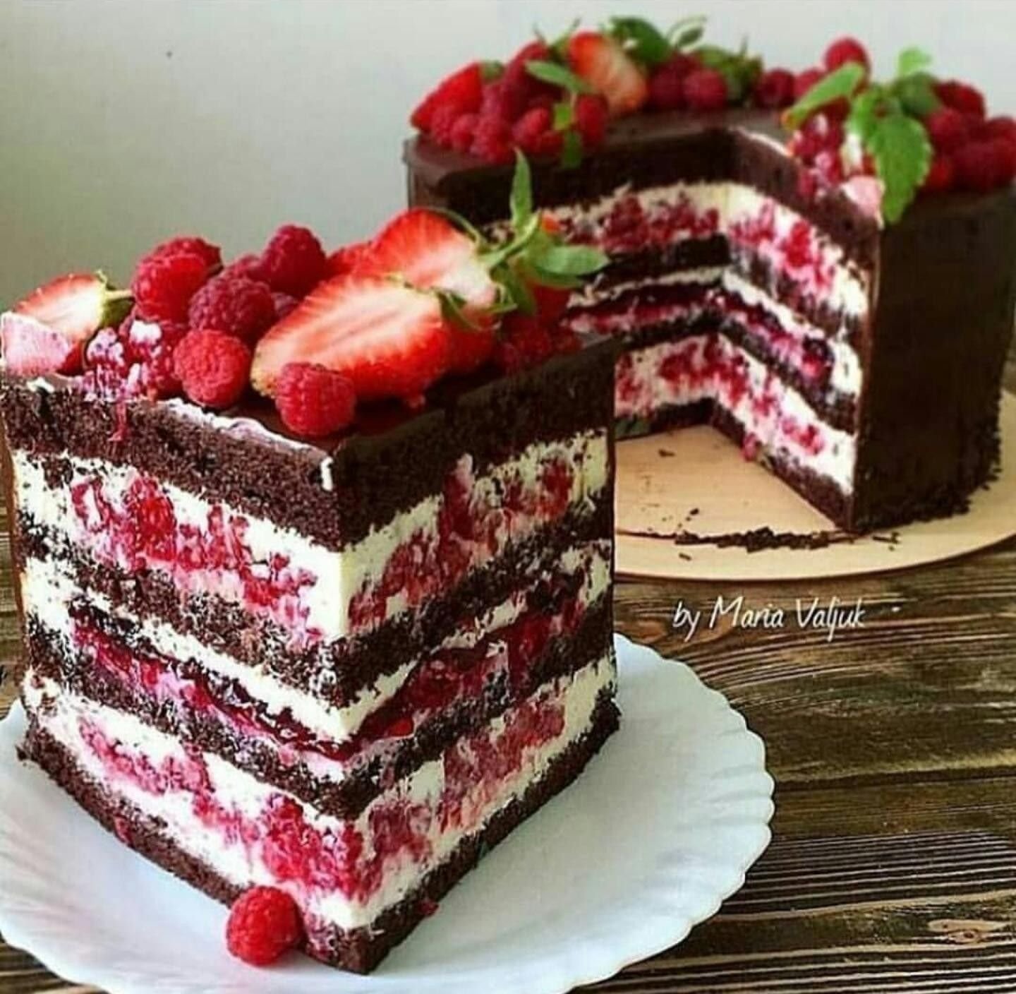 Самый вкусный торт в разрезе
