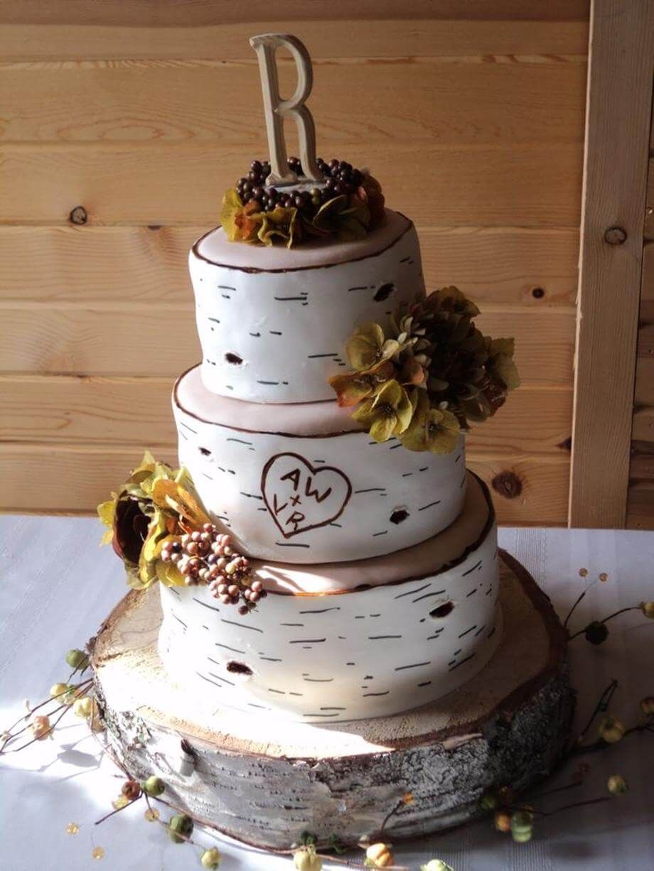 Деревянный декор для торта
