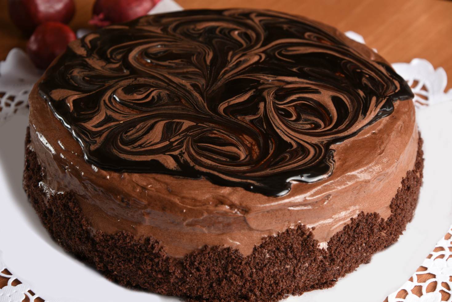 шоколадный торт фото дома