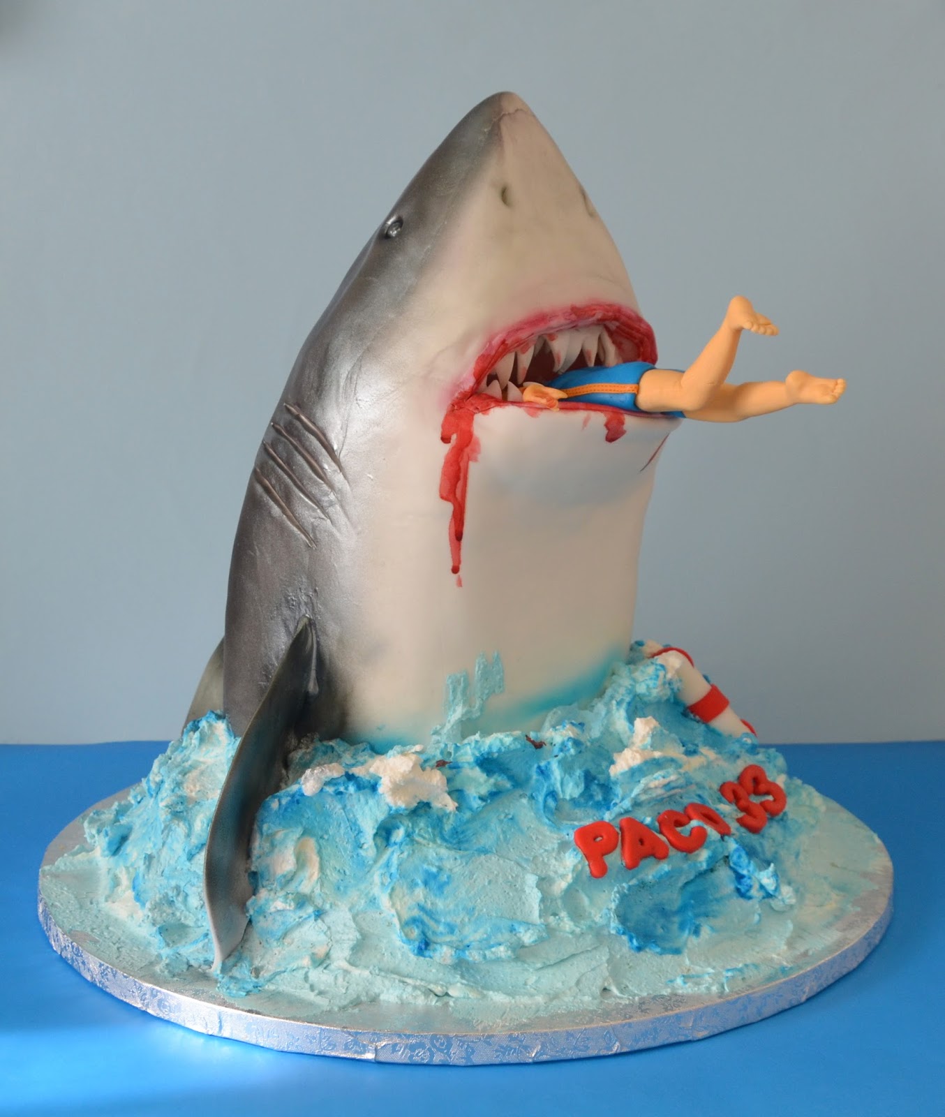 Торт с акулой для мальчика фото
