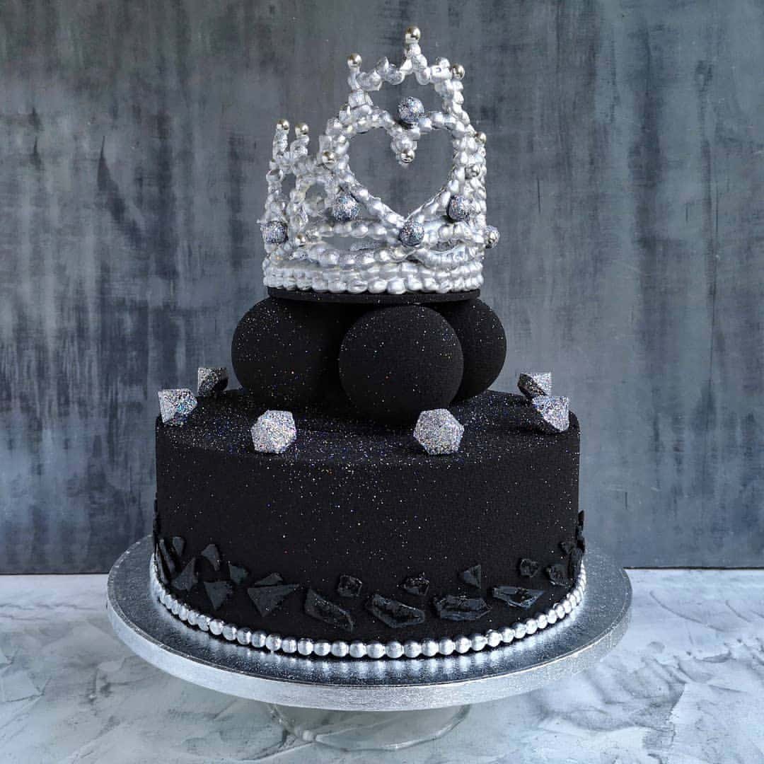 Черный Торт С Короной