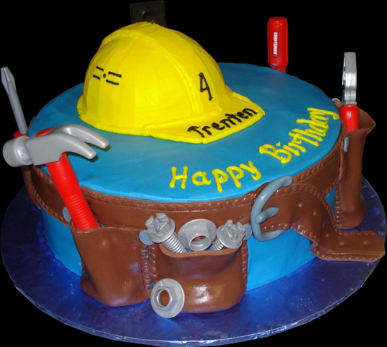 Торт для строителя на день рождения фото