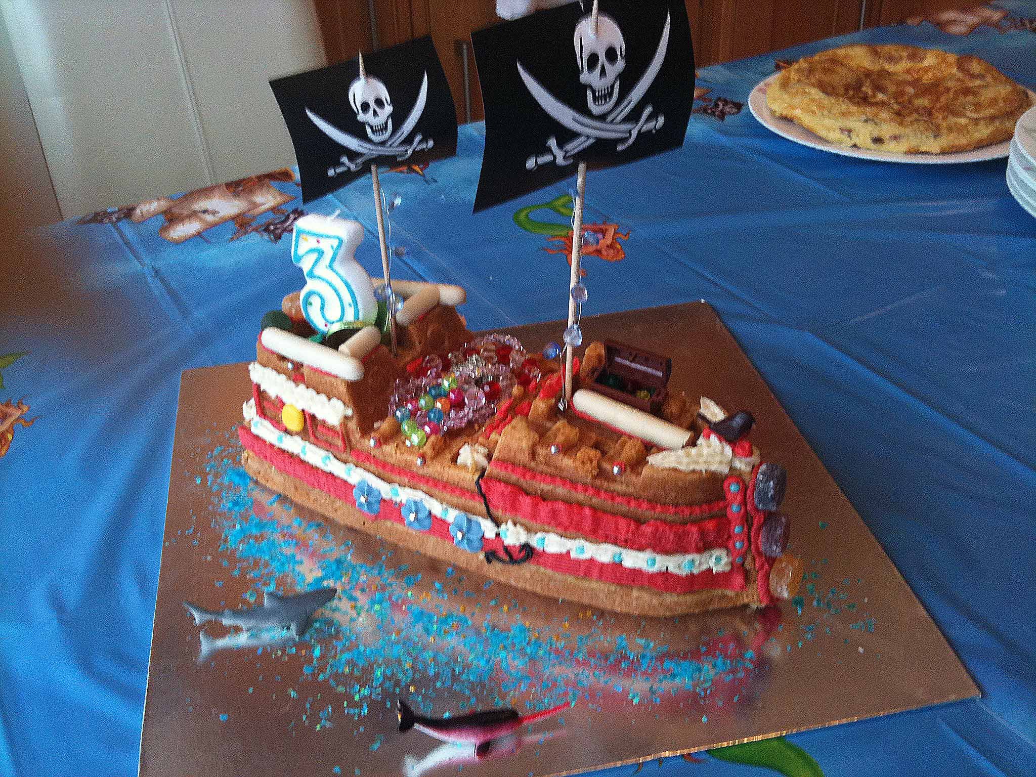 Детские торты в пиратском стиле
