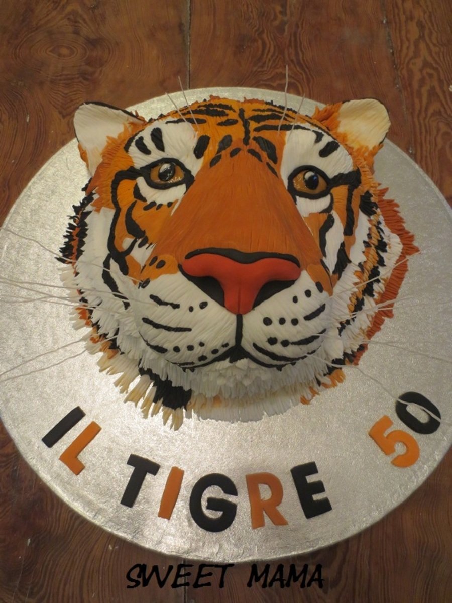 Торт морда тигра
