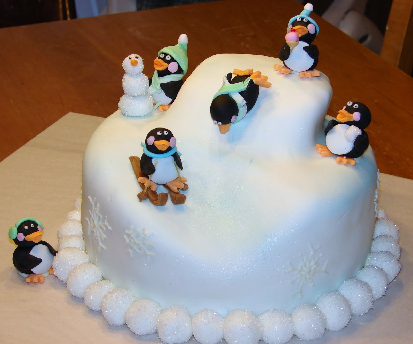 Торт В Виде Пингвина