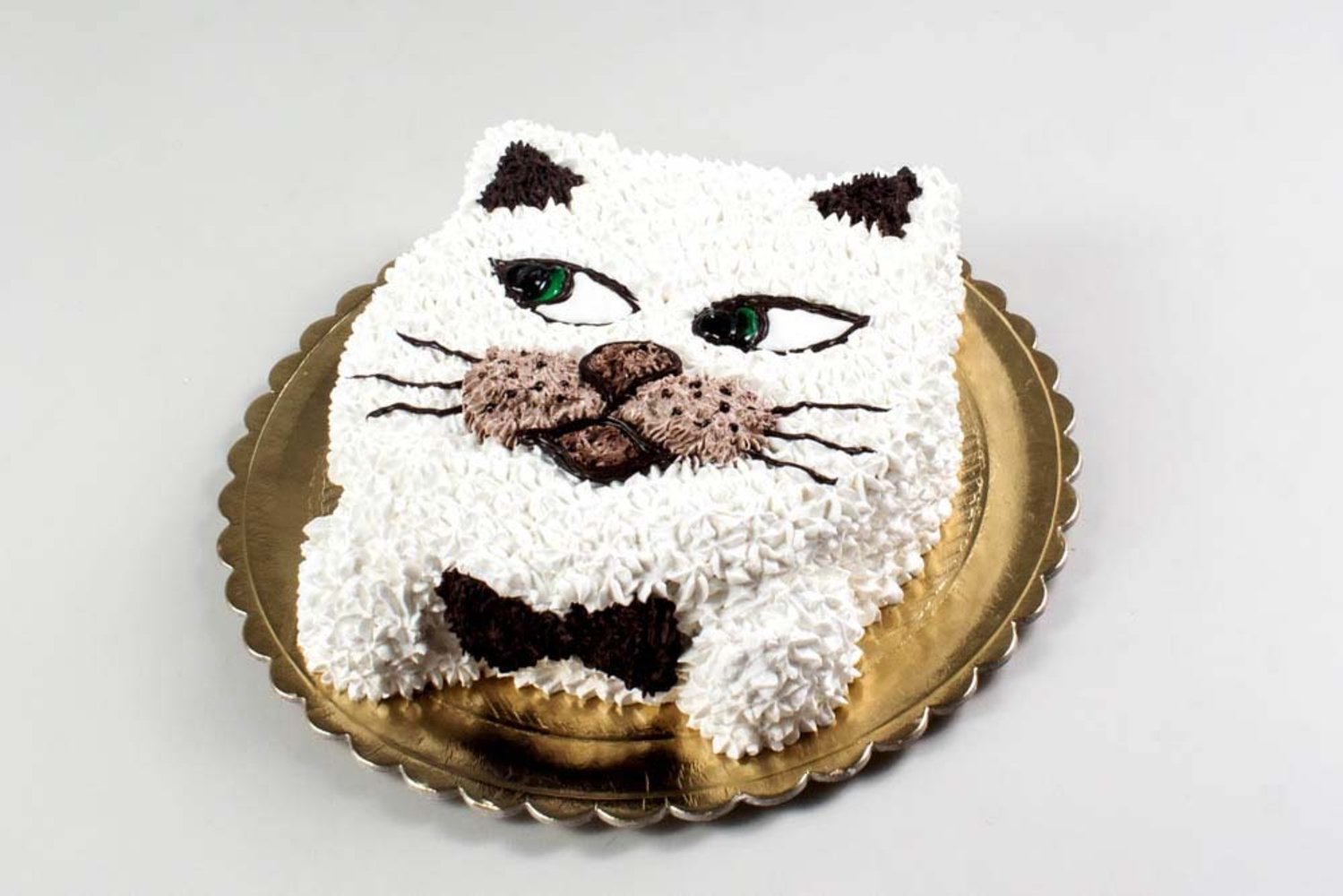 Торт котик кремовый