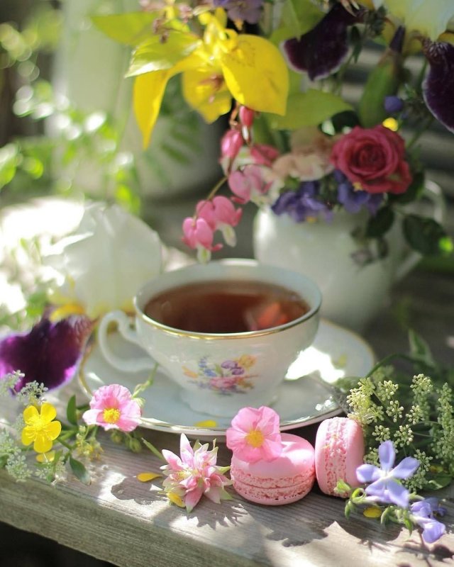 Чай цветок
