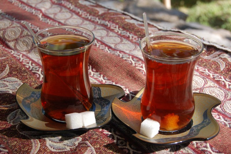 Турецкий чай в Стамбуле