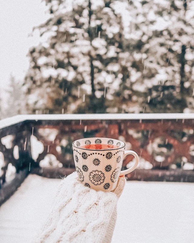 Кофе на снегу