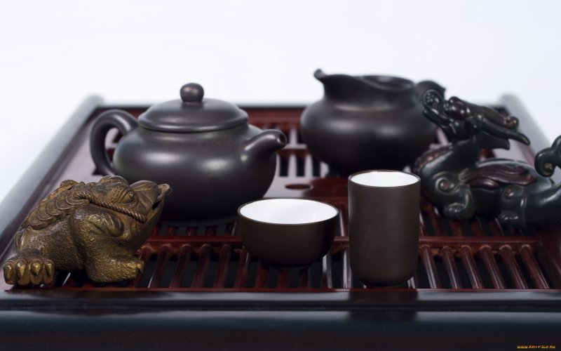 Утварь для чайной церемонии в Японии