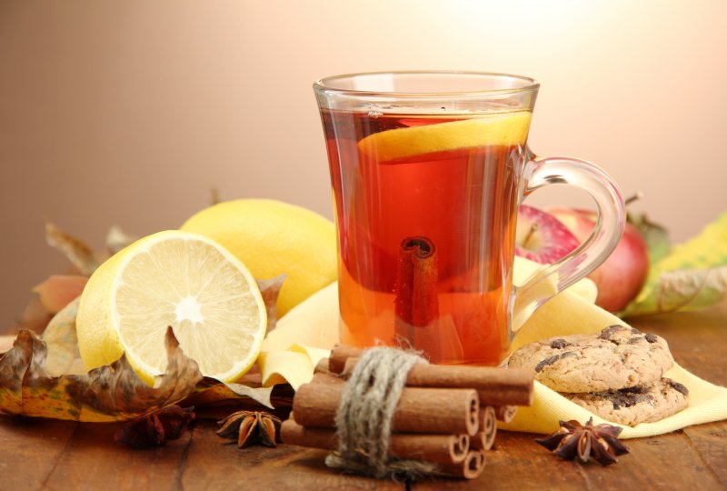 Имбирный лимонник чай