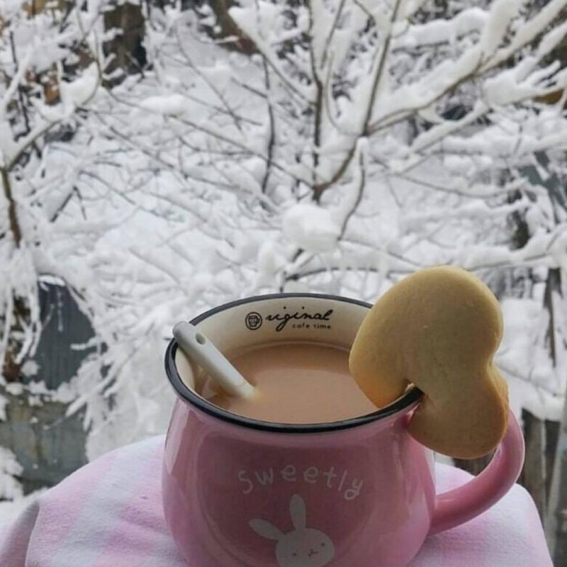 Чашечка чая зимой