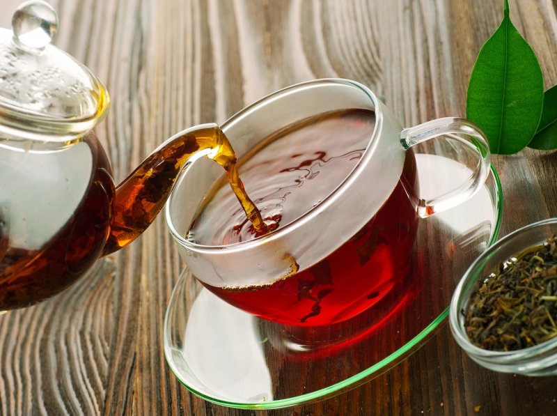 Чашка чая с бергамотом