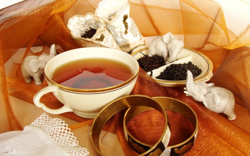 Картина индийский чай чаепитие Индия