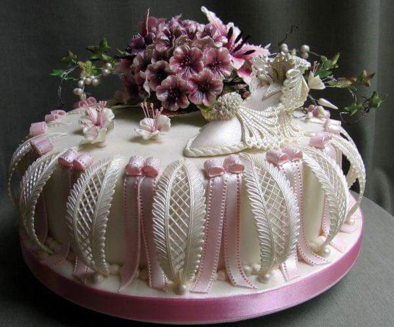 Красивый торт на юбилей женщине (79 фото)