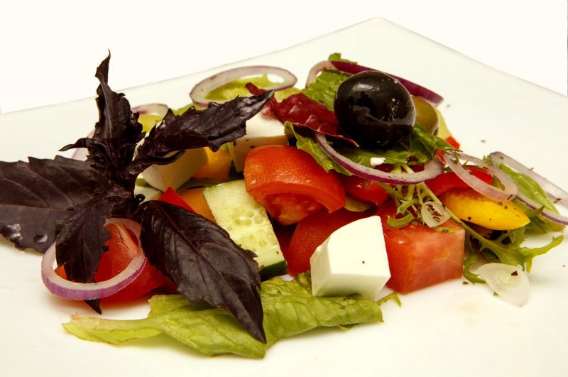 Греческий салат без оливок