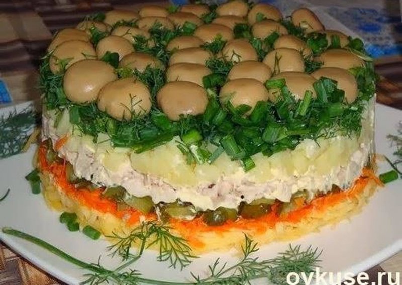 Вкусные салатики на день рождения