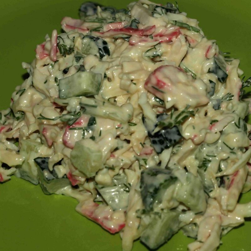 Крабовый салаттрецепт