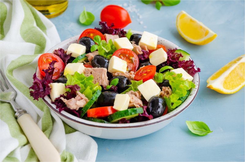 Греческий салат Ингредиенты