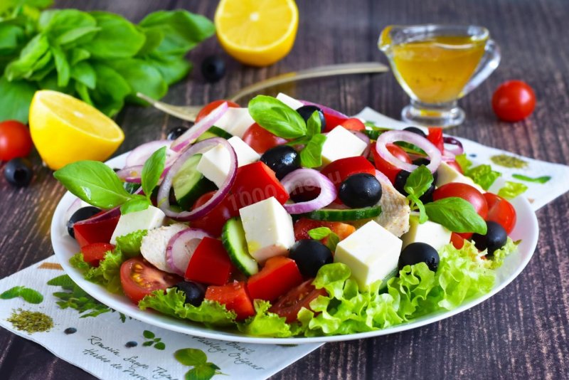 Просто кухня греческий салат