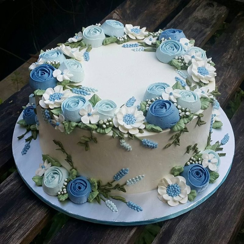 45 лет свадьба украшение на торт