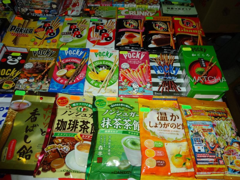 Японские сладости магазинные