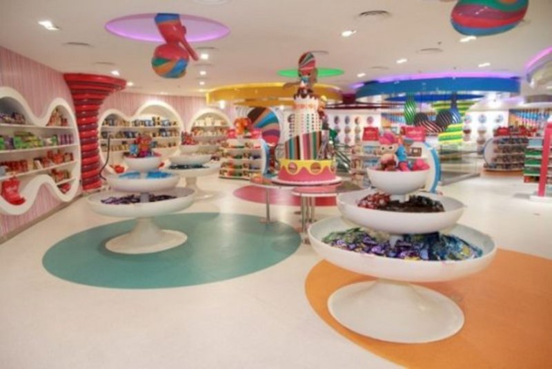 Дизайн детского магазина сладостей