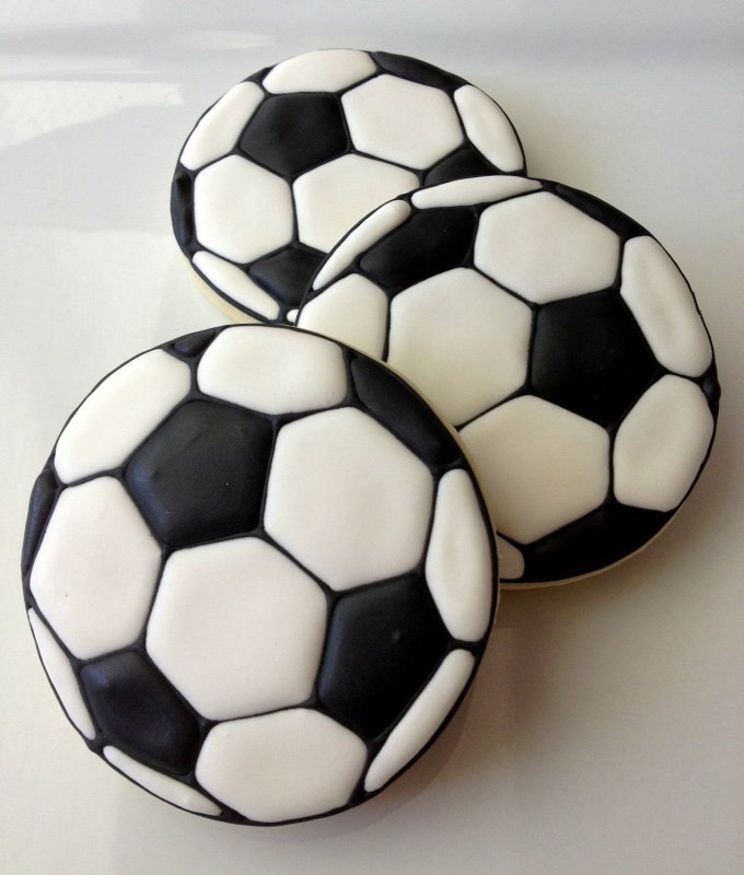 Пряник "футбольный мяч"