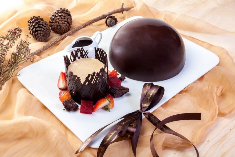 Десерт с шоколадом