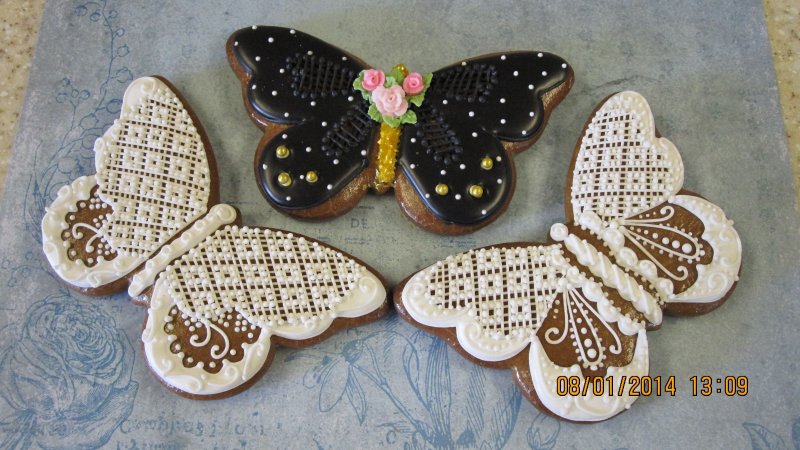 Имбирные пряники бабочки