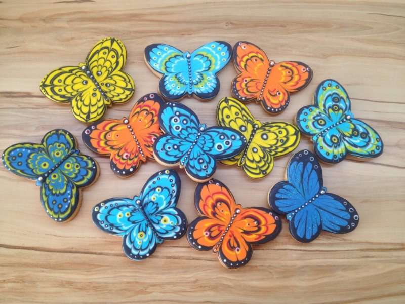 Печенье бабочки