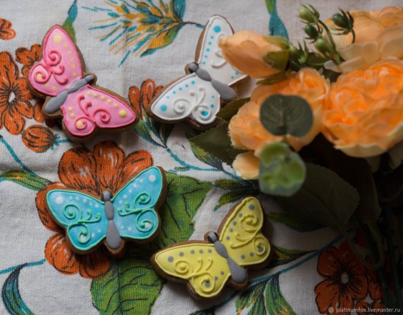 Имбирные пряники бабочки