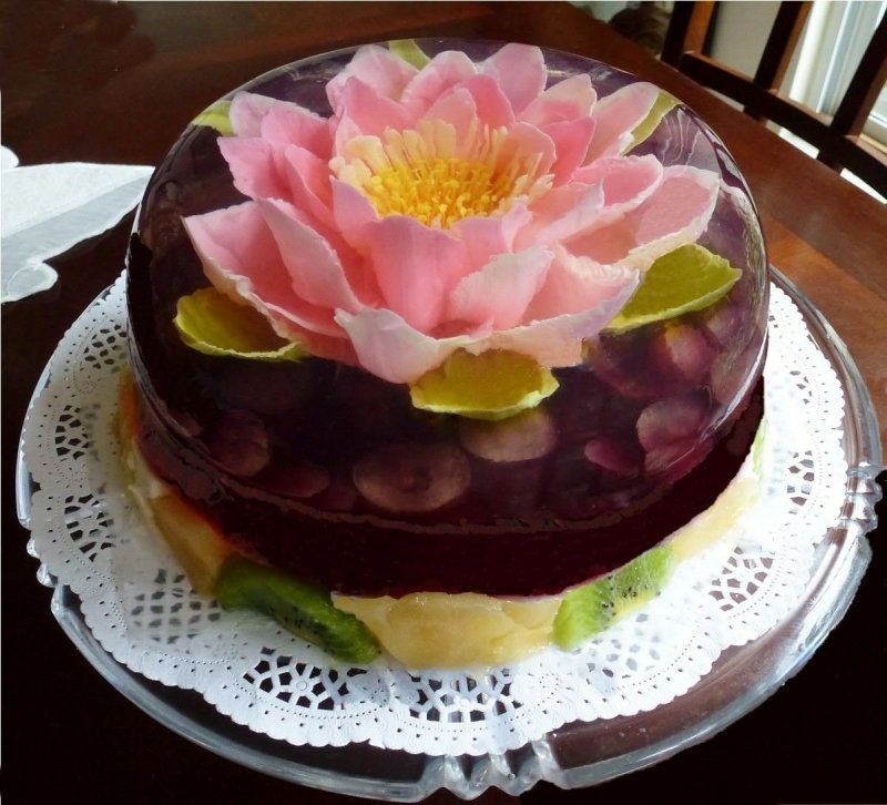 ЖЕЛЕЙНЫЙ торт на день рождения