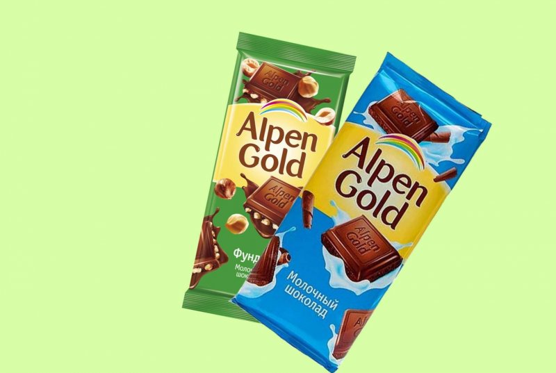Шоколад Alpen Gold 90/85г молочный с фундуком