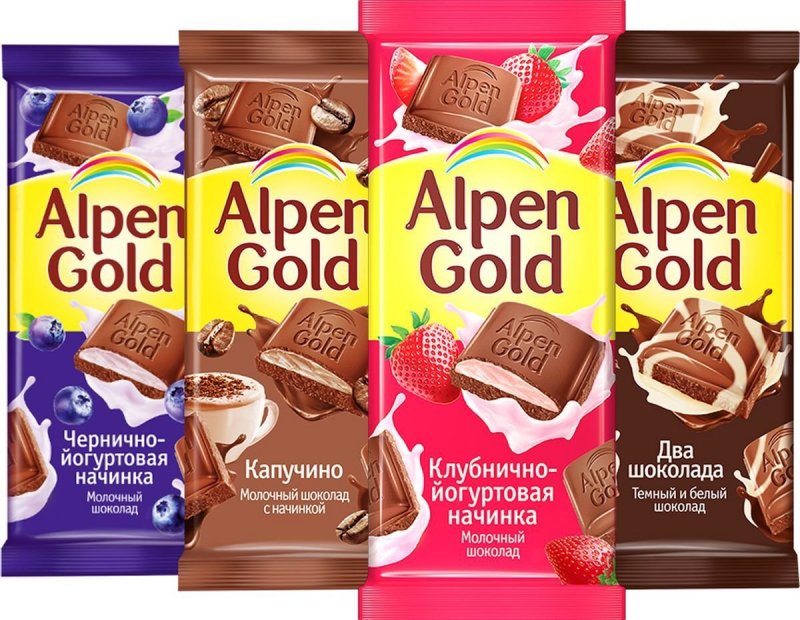 Альпен Гольд молочный шоколад