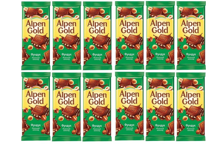 Шоколад Альпен Гольд молочный 85 грамм