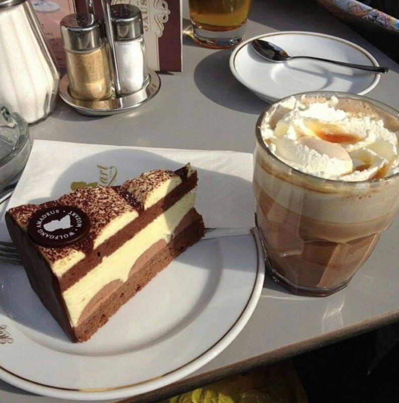 Десерты в кафе