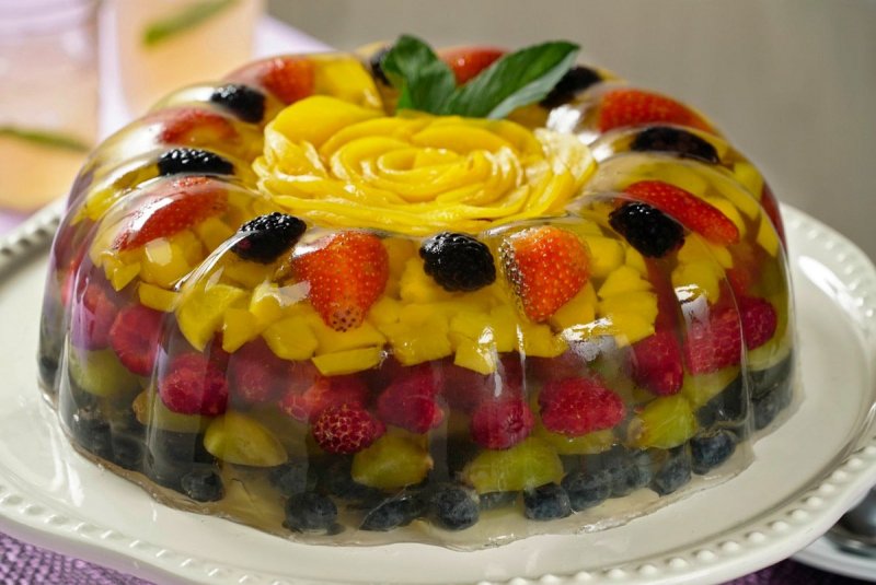 ЖЕЛЕЙНЫЙ десерт с фруктами