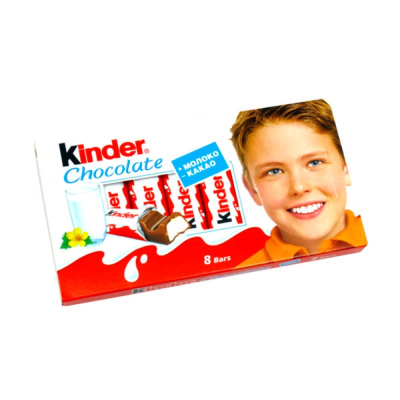 Первая упаковка Киндер шоколада