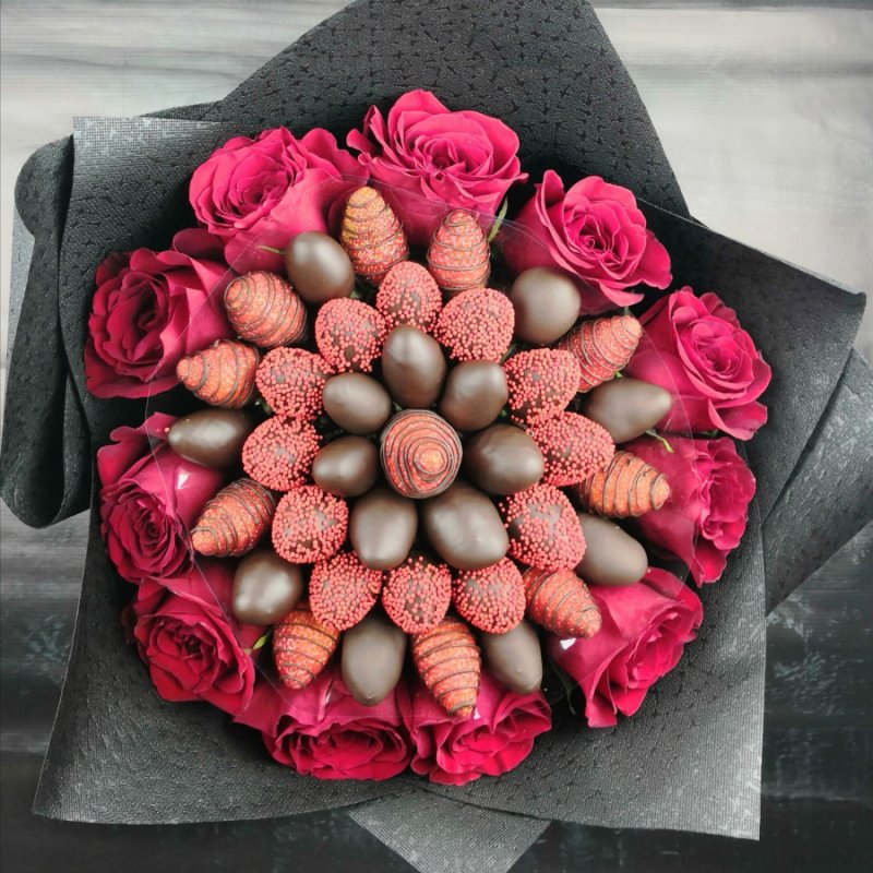 Цветы из бельгийского шоколада