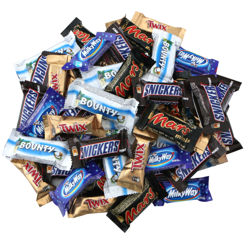 Шоколадные батончики Марс Сникерс Баунти